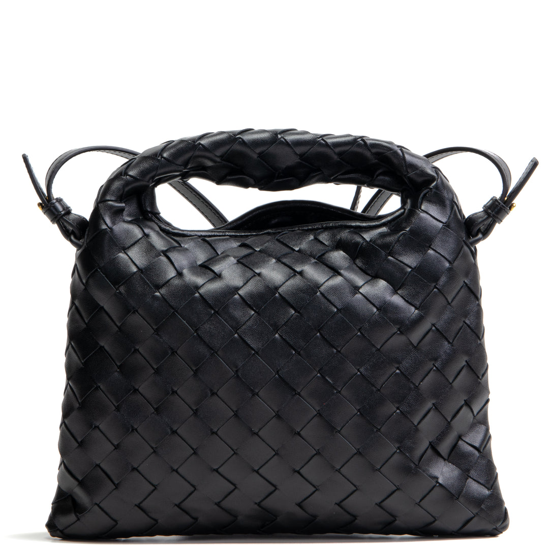 Bottega Veneta Intrecciato Mini Hop Shoulder Bag - Shadow (negro)