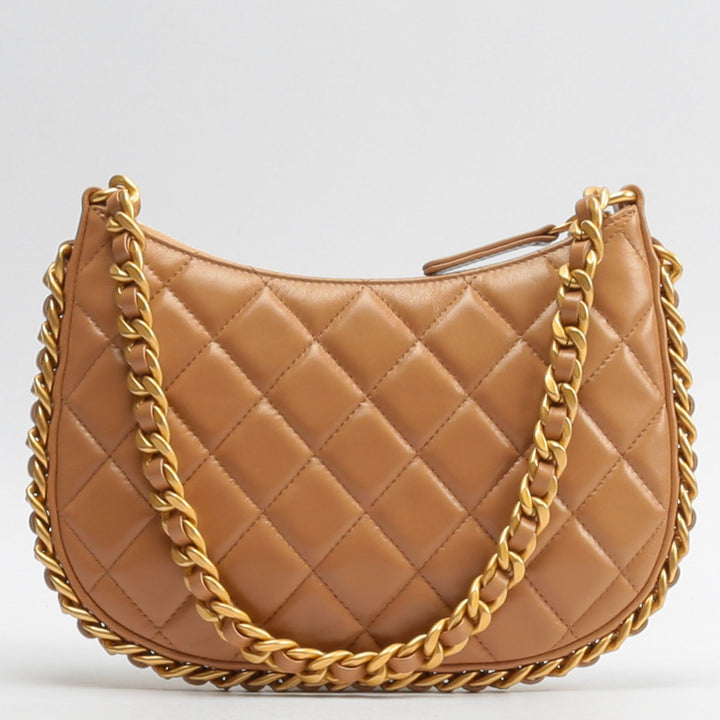 Chanel Hobo Bagbag Beige