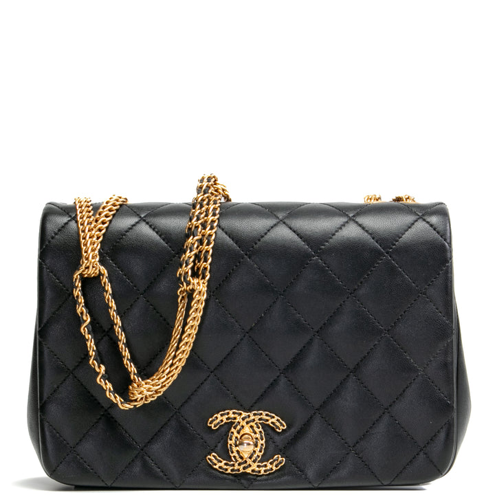 CHANEL On And On Flap Bag - Black