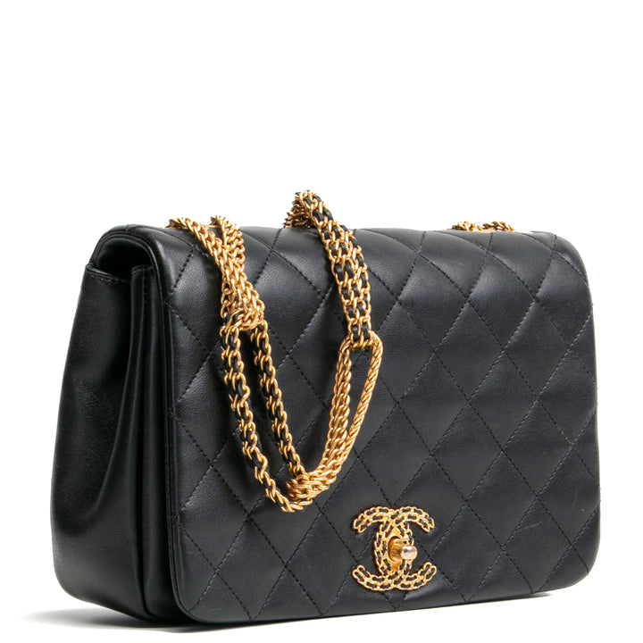 CHANEL On And On Flap Bag - Black