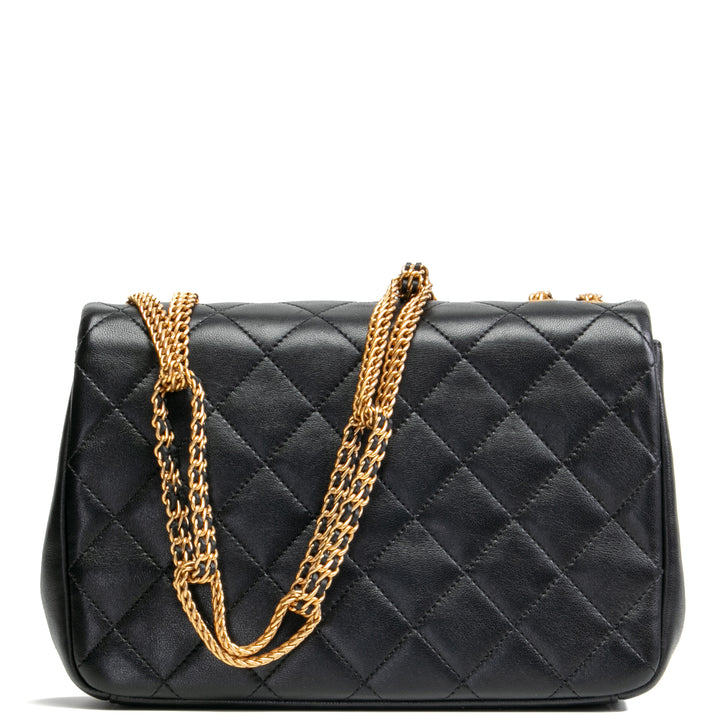 CHANEL On And On Flap Bag - Black