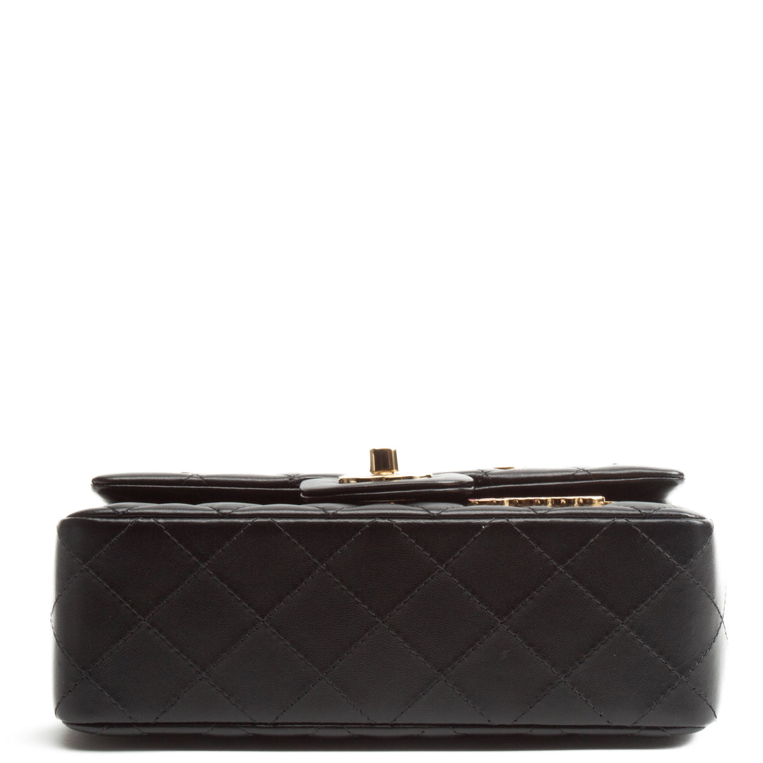 Chanel 'Hollywood Charm' Mini Flap clásico rectangular (2024) - Negro