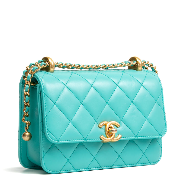 CHANEL Mini Perfect Fit Flap - Turquoise