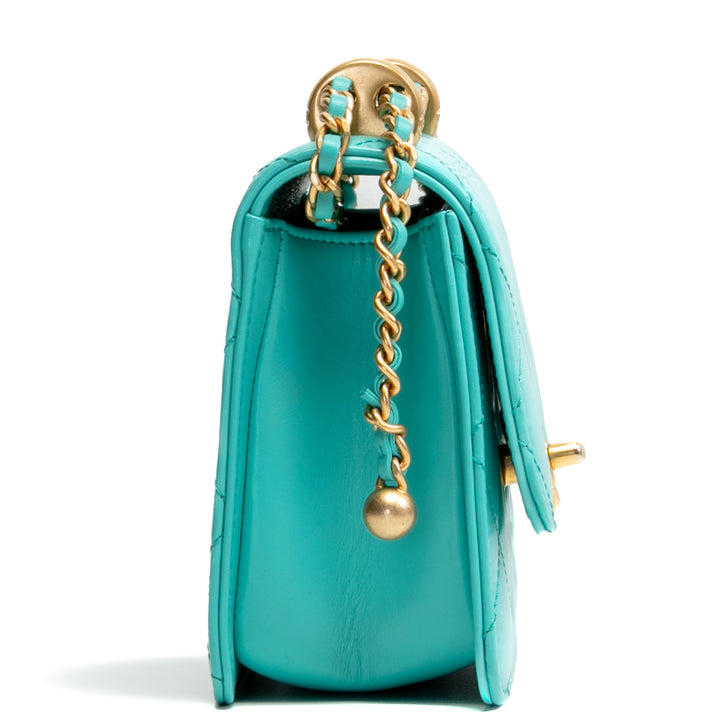 CHANEL Mini Perfect Fit Flap - Turquoise