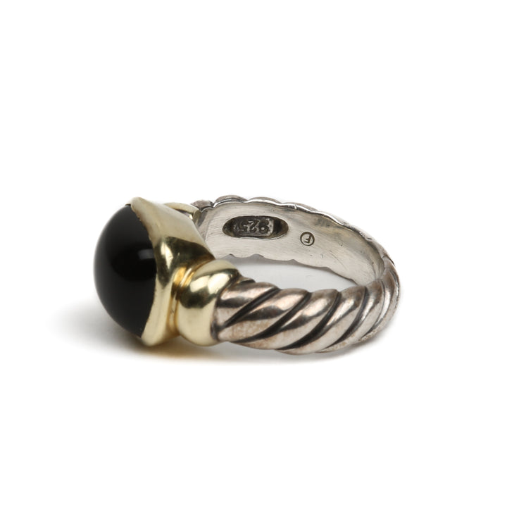 David Yurman Onyx NoBlesse Cocktail Ring - Venta final