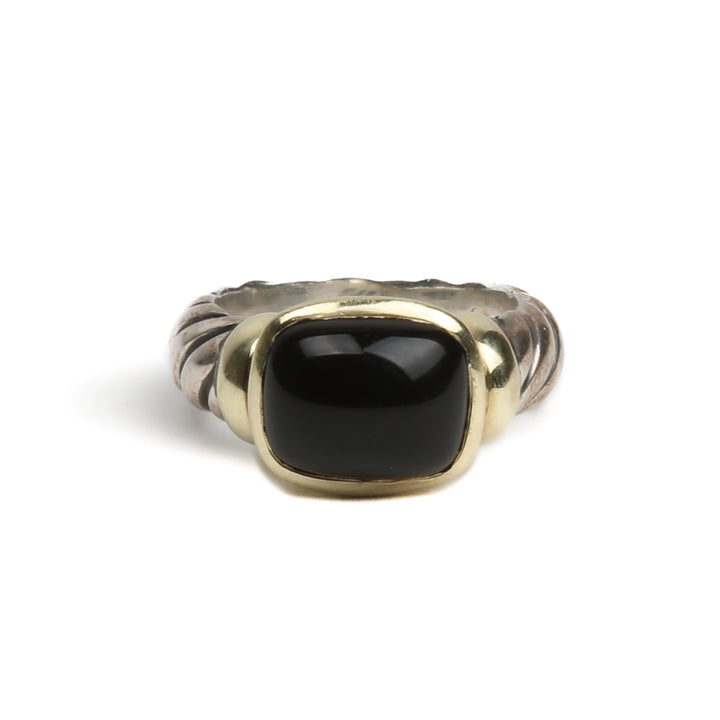 David Yurman Onyx NoBlesse Cocktail Ring - Venta final