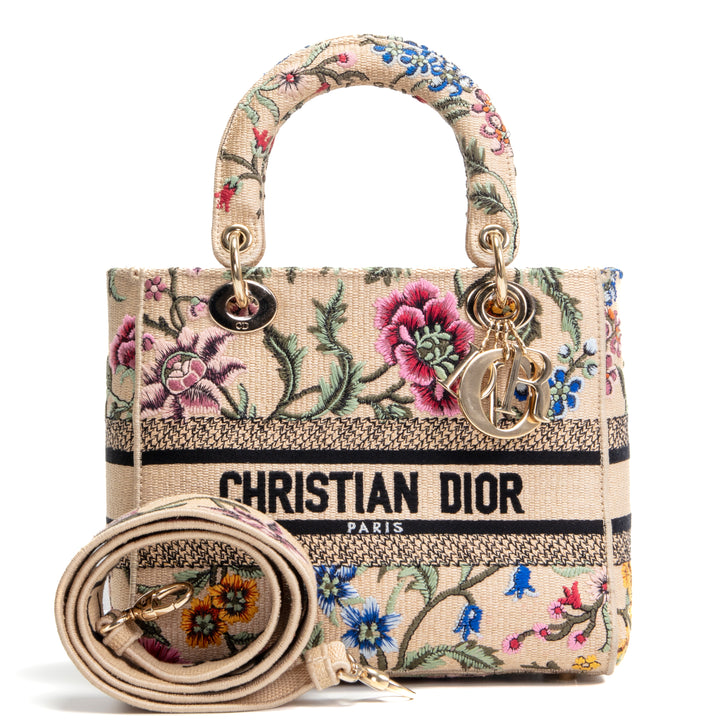 Christian Dior - Medium Petite Fleurs Lady D -Lite