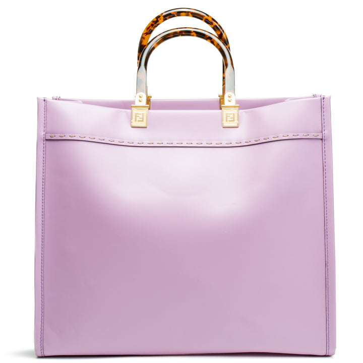 FENDI Medium Sunshine Shopper Tote - Lilac