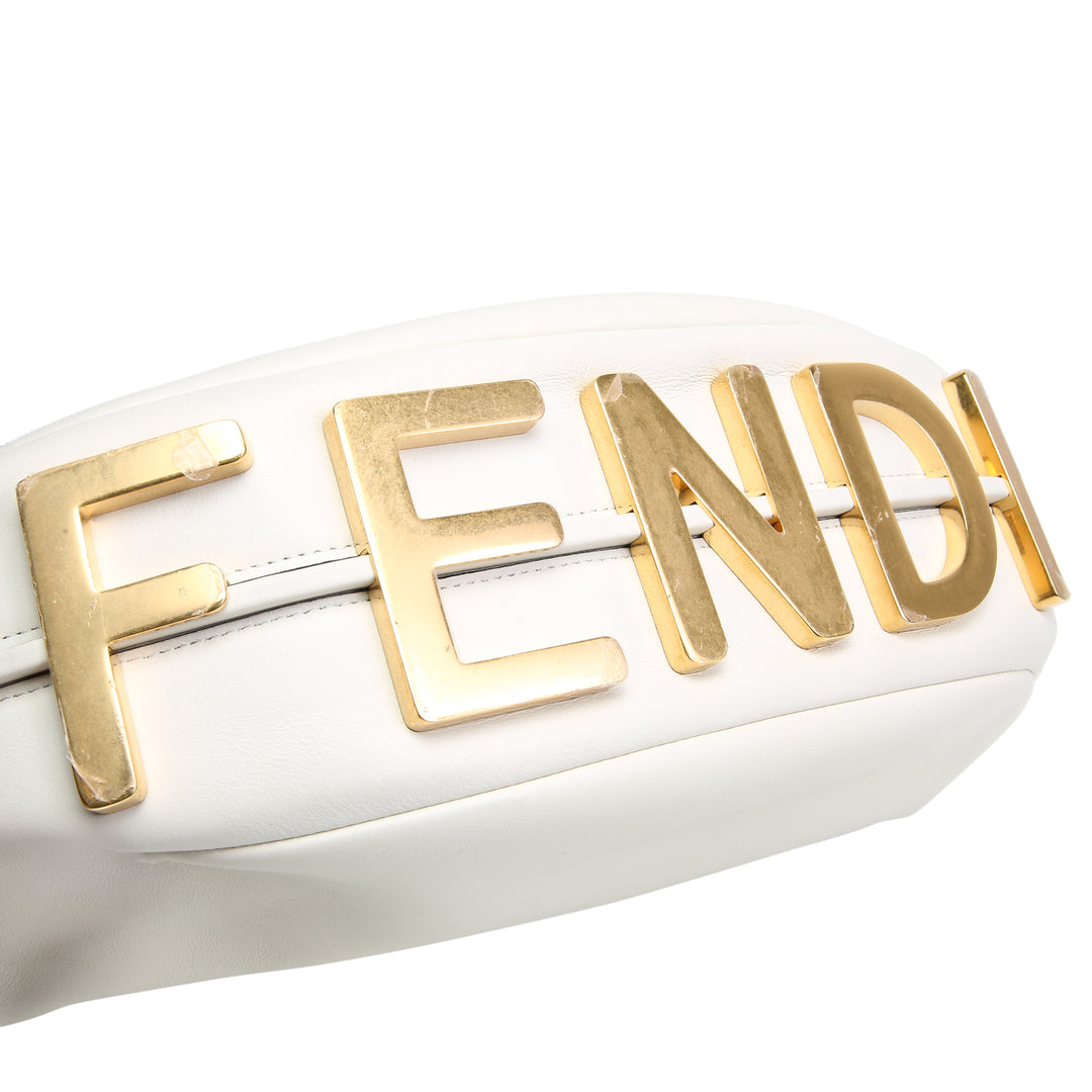 FENDI Fendigraphy Small Hobo - White