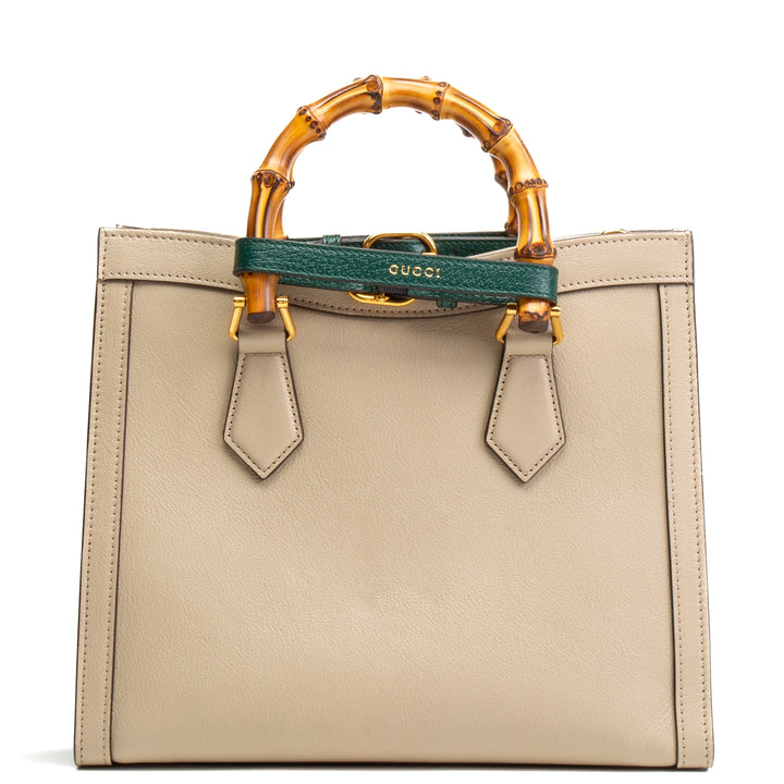 Mango de bambú de Gucci Diana - Taupe