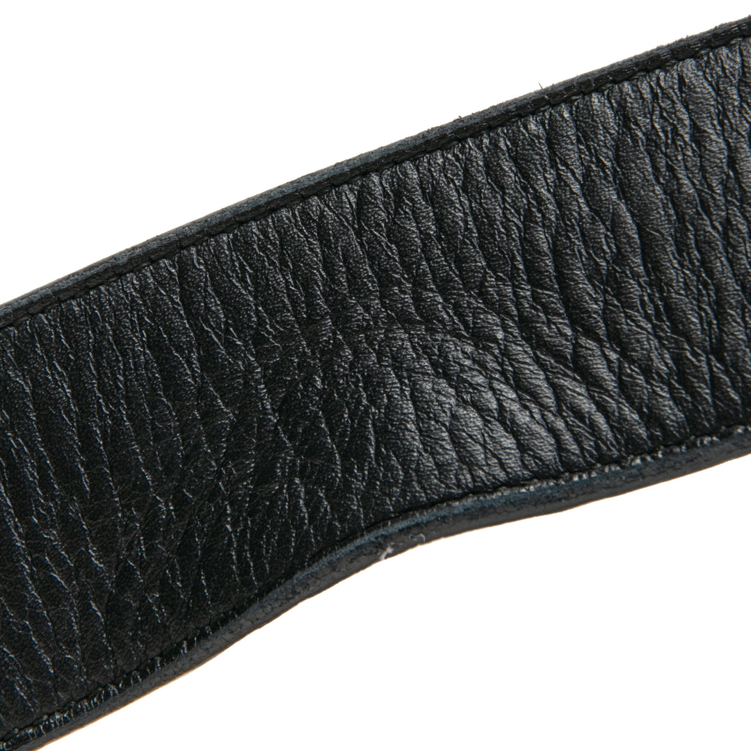 GUCCI Leather Marmont Belt - Black