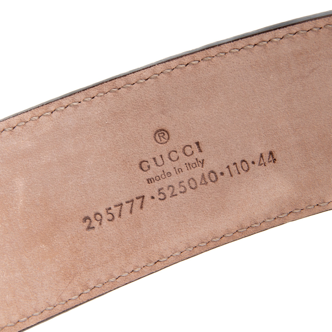 GUCCI GG Interlocking Belt- Black