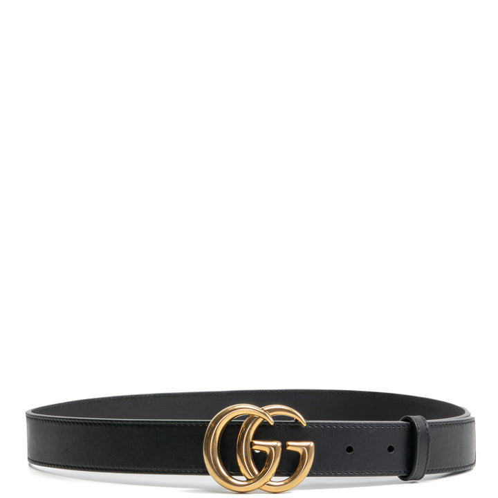 Gucci GG Belry Marmont Belt - Negro