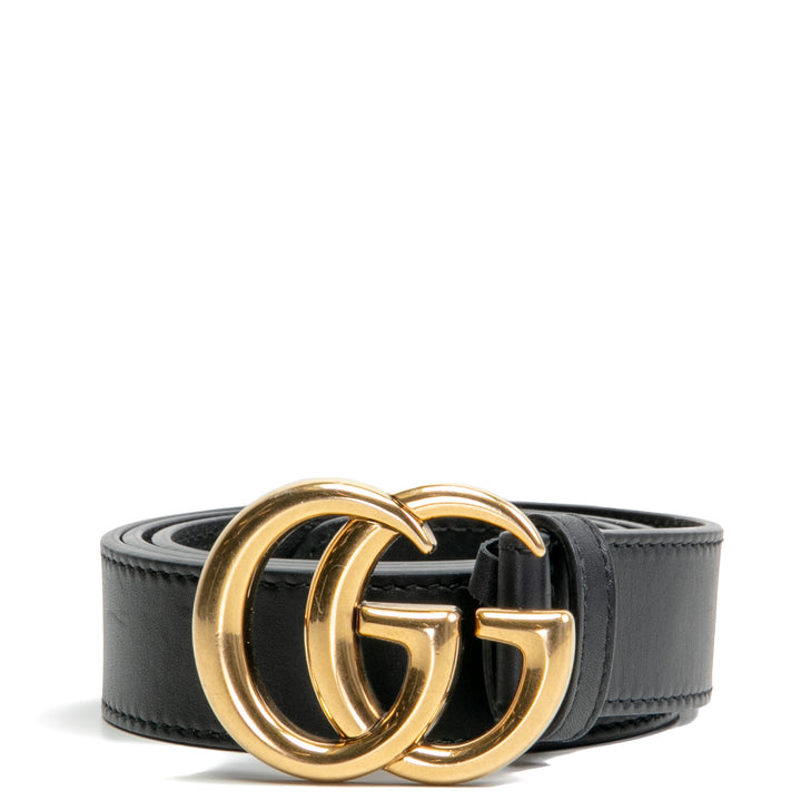 Gucci GG Belry Marmont Belt - Negro