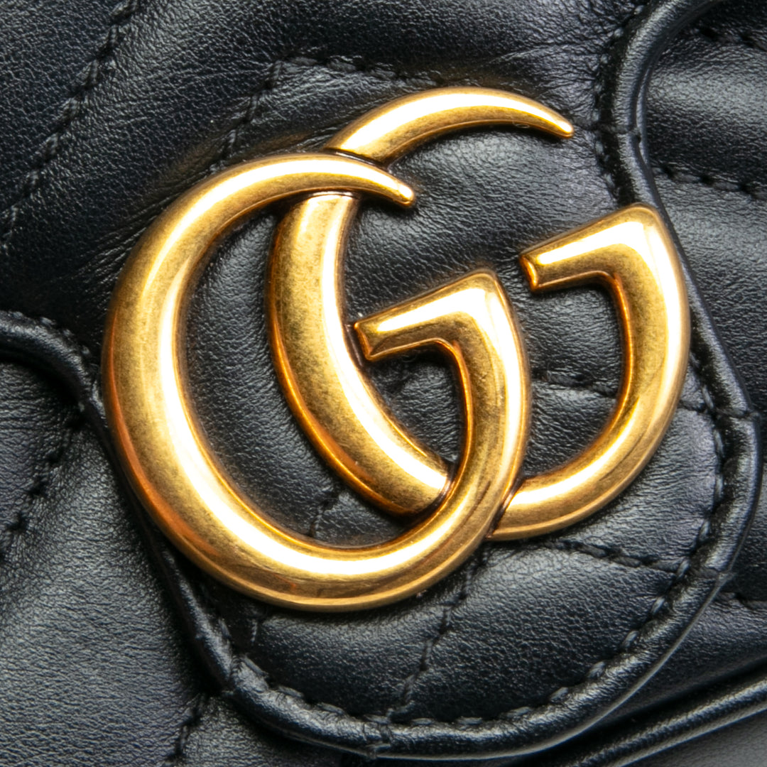 Gucci GG Marmont Super Mini Bag - Negro