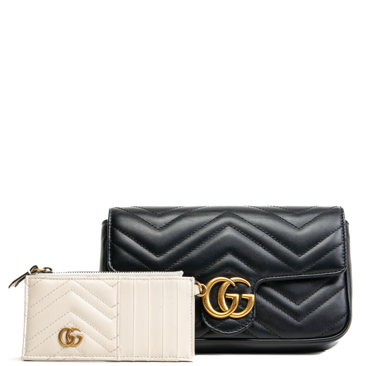 Gucci GG Marmont Super Mini Bag - Negro