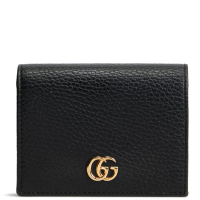 GUCCI GG Marmont Card Wallet- Black