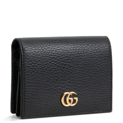 GUCCI GG Marmont Card Wallet- Black