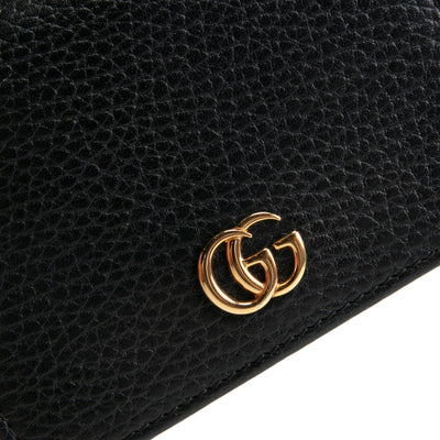 GUCCI GG Marmont Card Wallet- Black