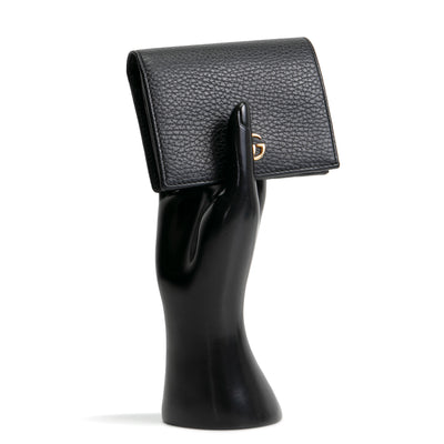 GUCCI GG Marmont Card Wallet- Black