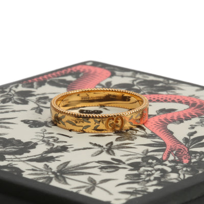 Anillo de icono de Gucci Enamel Blossom - Venta final