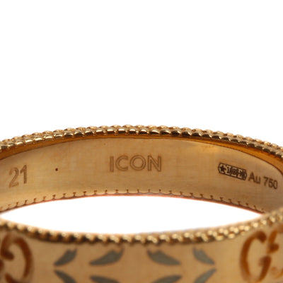 Anillo de icono de Gucci Enamel Blossom - Venta final