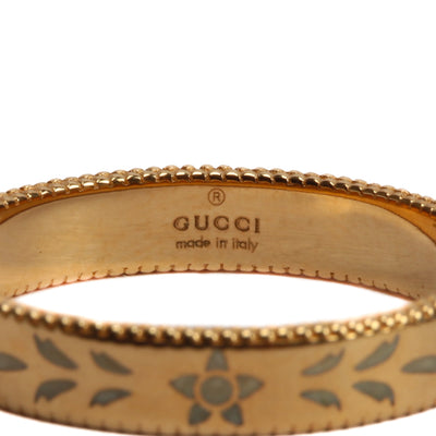 Anillo de icono de Gucci Enamel Blossom - Venta final