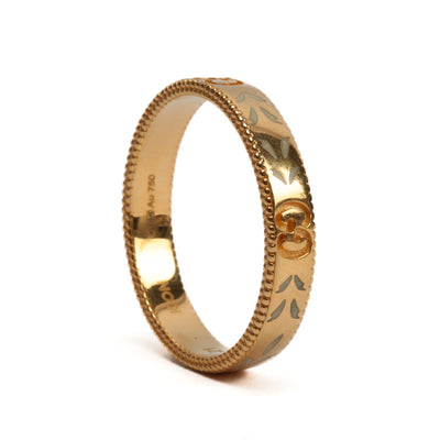 Anillo de icono de Gucci Enamel Blossom - Venta final