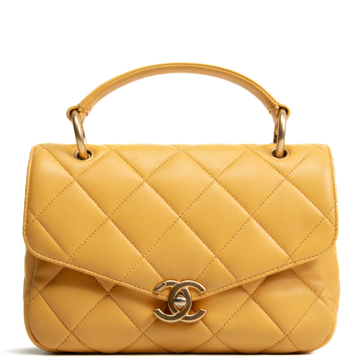 Chanel Top Many Slap Bag Mostaza Amarillo - Outlet Final Sale