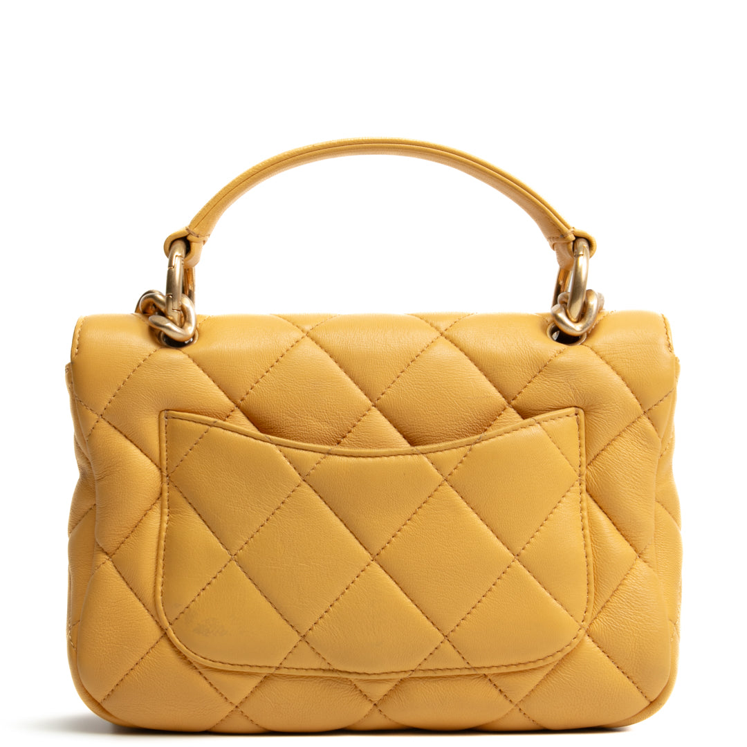 Chanel Top Many Slap Bag Mostaza Amarillo - Outlet Final Sale