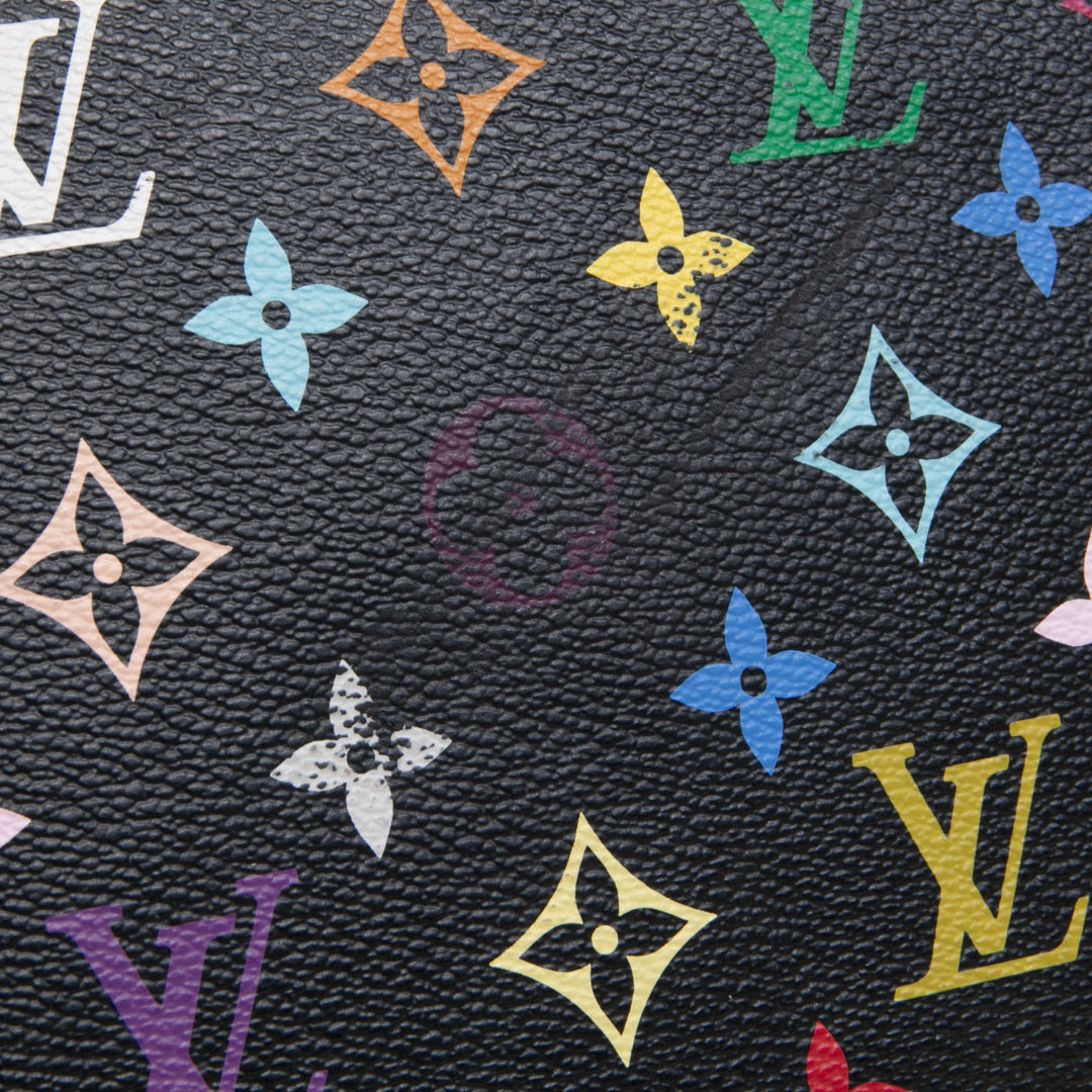 LOUIS VUITTON x Takashi Murakami Monogram Multicolore Speedy 30- Black