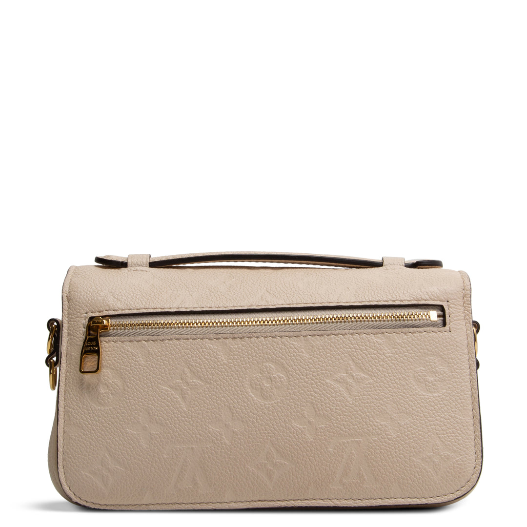 LOUIS VUITTON Monogram Empreinte Pochette Metis East West - Cream