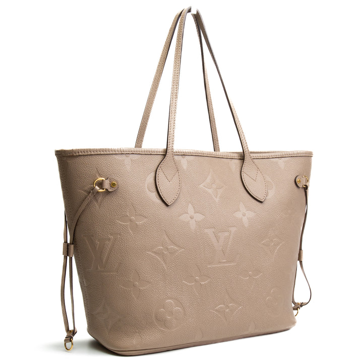 LOUIS VUITTON Empreinte Neverfull MM Tote - Turtledove