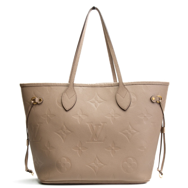 LOUIS VUITTON Empreinte Neverfull MM Tote - Turtledove