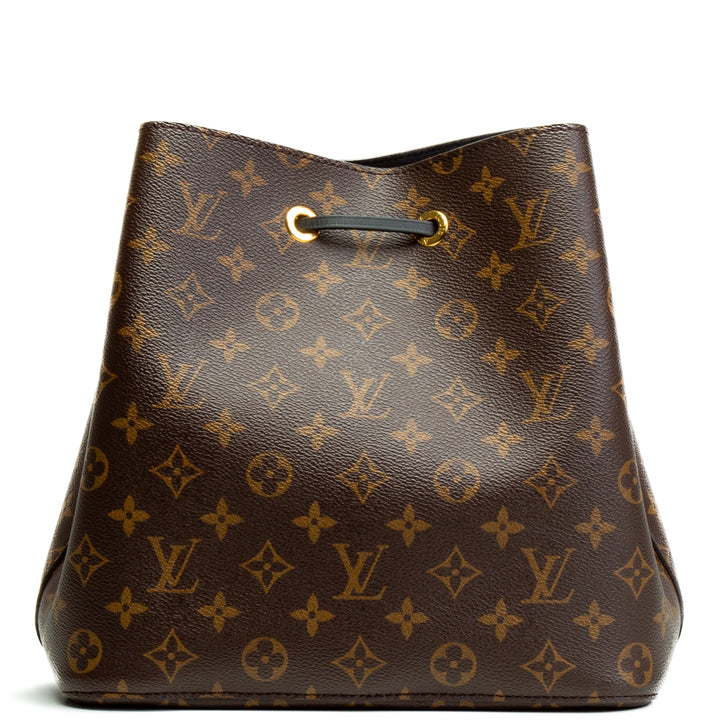 LOUIS VUITTON Monogram Neonoe MM - Black