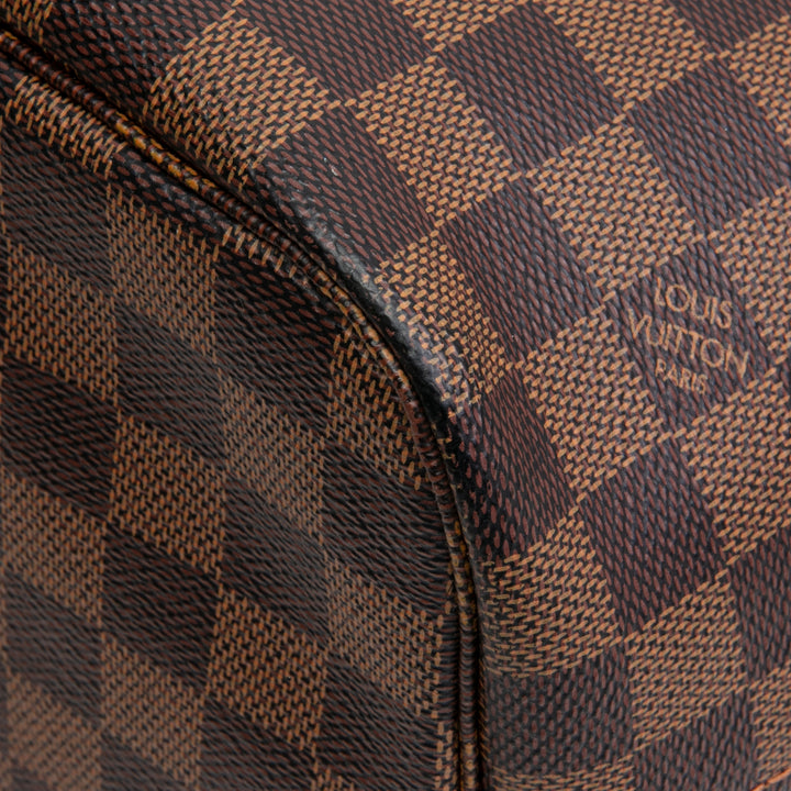 Louis Vuitton Damier Ebene Huyfull Mm con bolsa