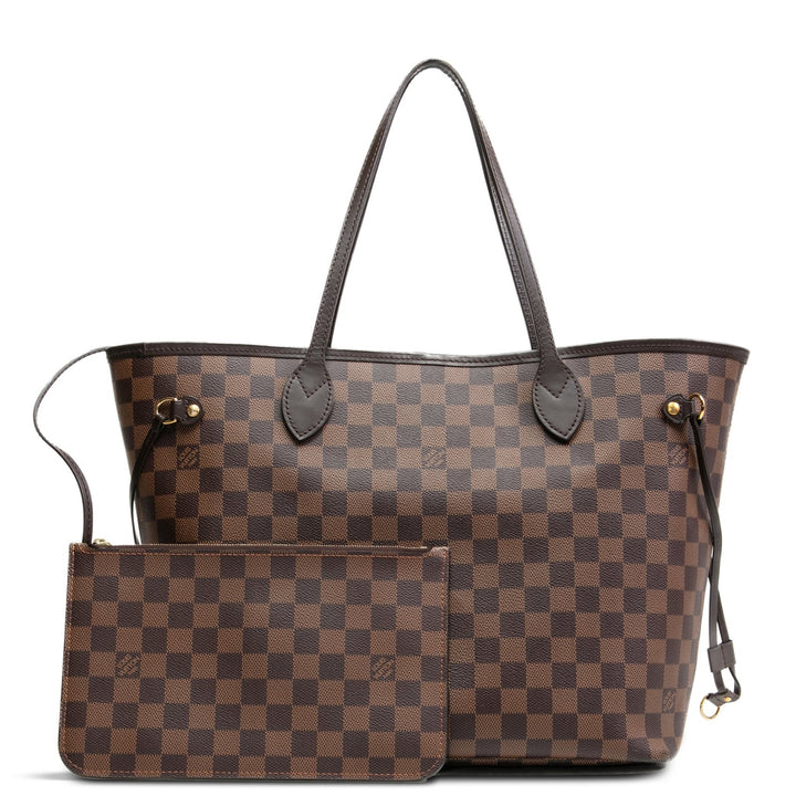 Louis Vuitton Damier Ebene Huyfull Mm con bolsa