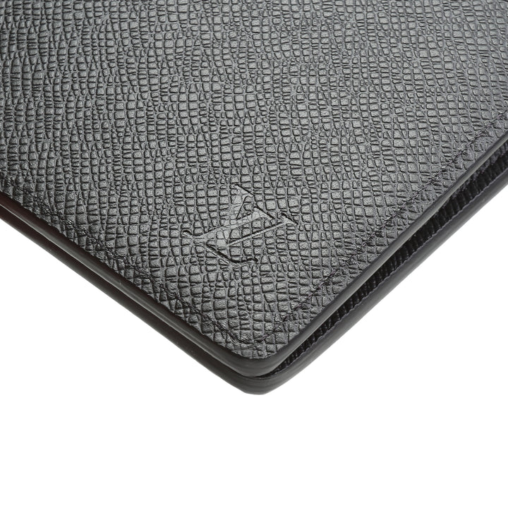 LOUIS VUITTON Taiga Slender Wallet - Black