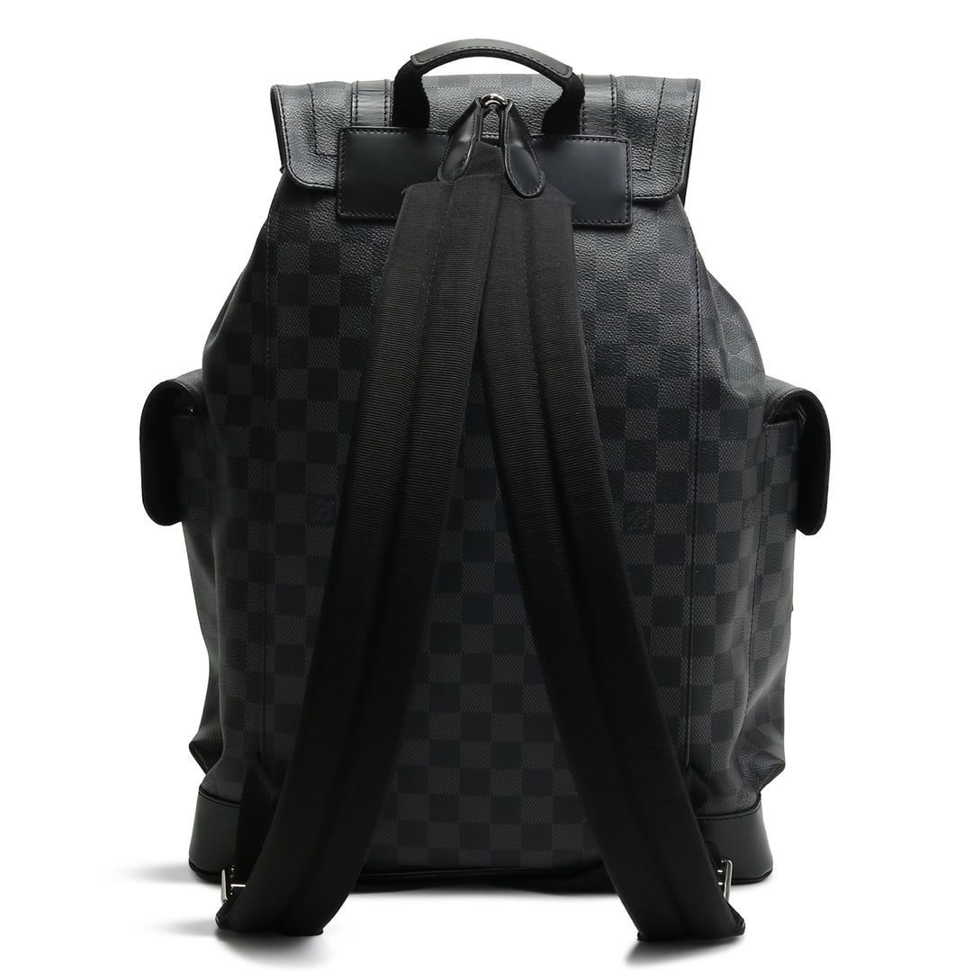 Louis Vuitton Damier Graphite Christopher Backpack MM