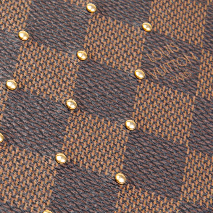 Luis Vuitton Studded Continental Billet - Damier Ebene