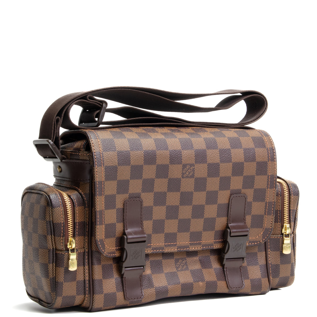 Louis Vuitton Damier Ebene Melville Reporter- Outlet Final Venta