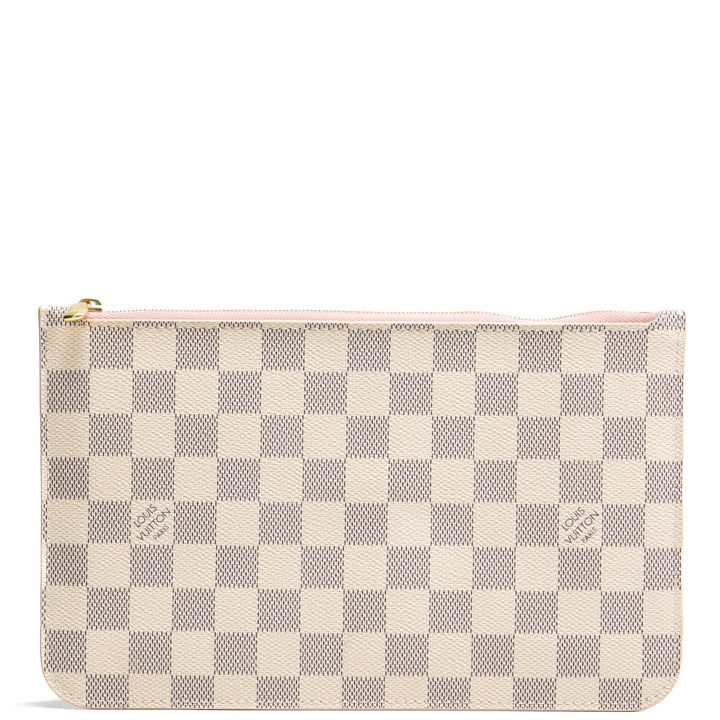 LOUIS VUITTON Damier Azur Neverfull Pochette/Pouch