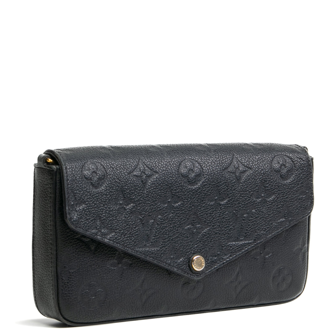 Louis Vuitton Fèlicie Pochette - Negro (con insertos)