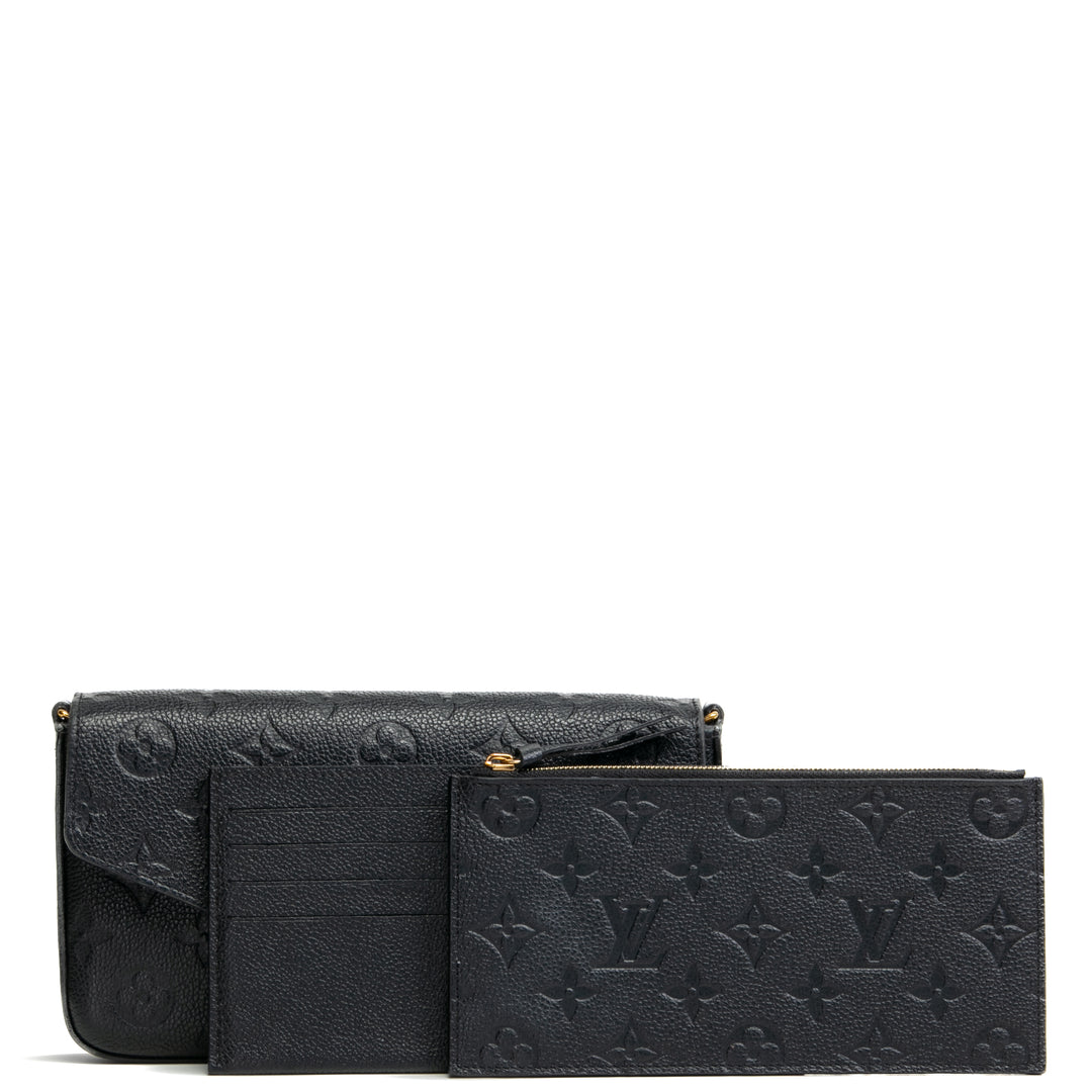 Louis Vuitton Fèlicie Pochette - Negro (con insertos)