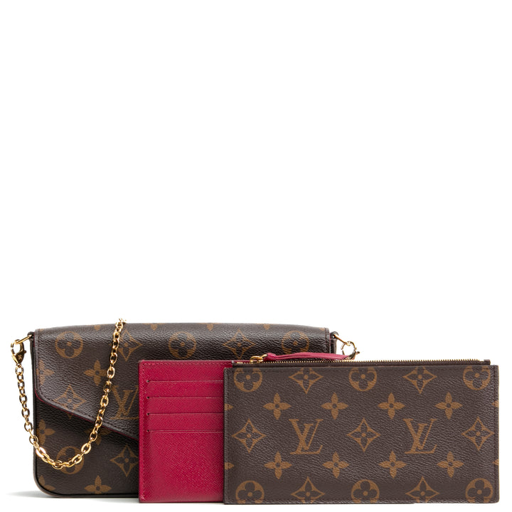 Louis Vuitton - Felicie Pochette Monogram - con/ 2 insertos