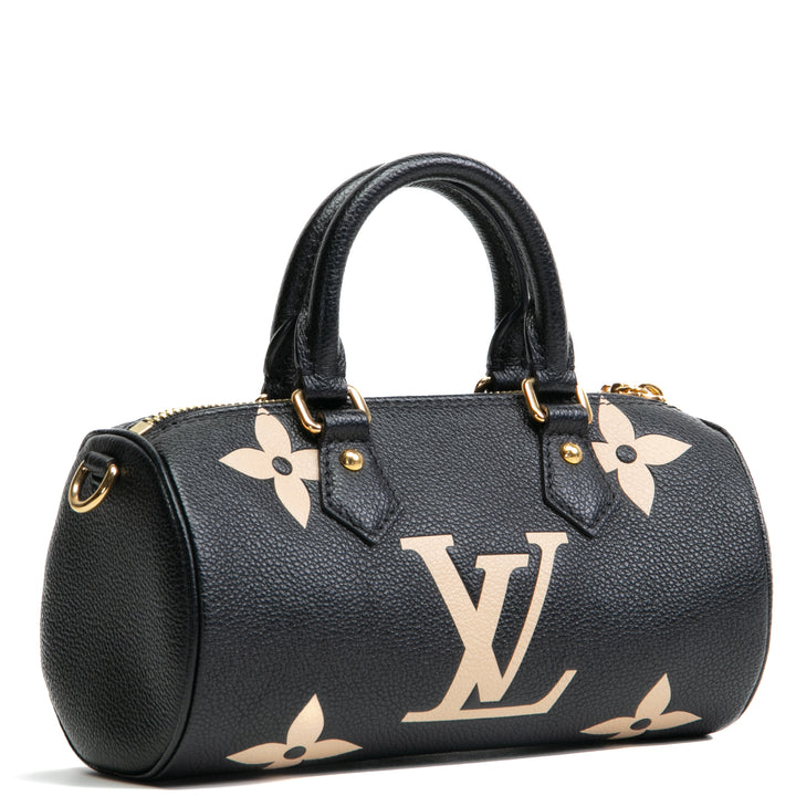 LOUIS VUITTON Papillon BB Bag - Bicolor Black