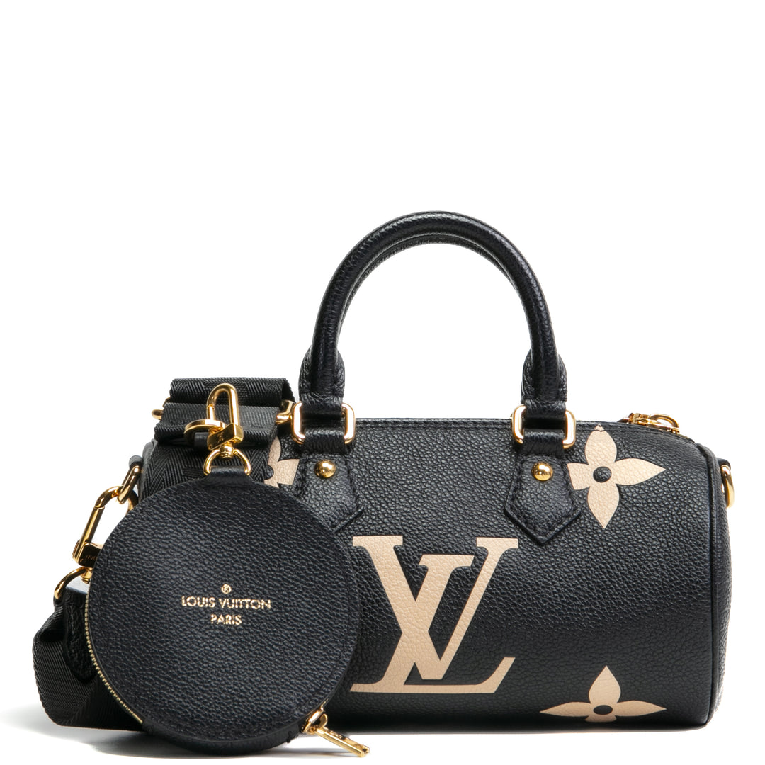 LOUIS VUITTON Papillon BB Bag - Bicolor Black