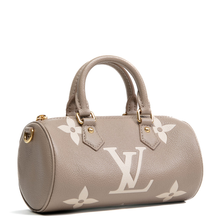 LOUIS VUITTON Papillon BB Bag - Bicolor Tourterelle