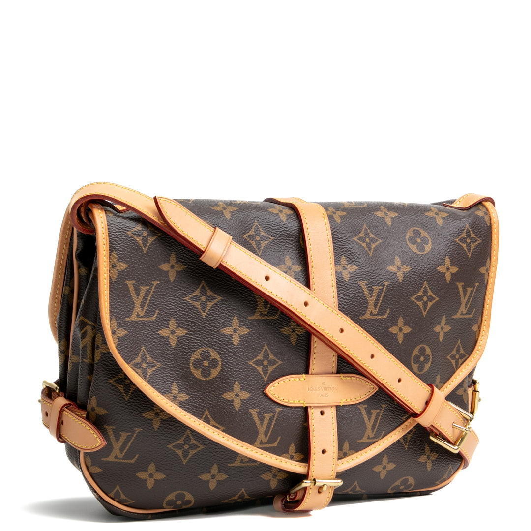 LOUIS VUITTON Monogram Saumur 30 Messenger