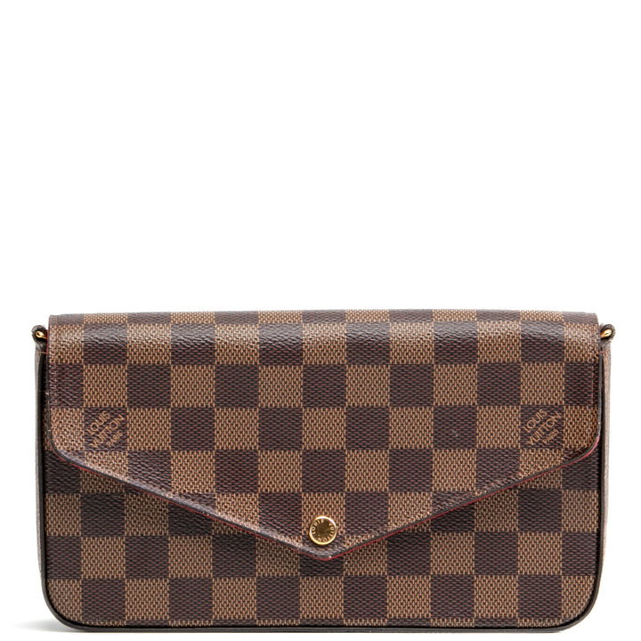 Louis Vuitton Fèlicie Pochette - Damier Ebene (Inserto faltante) - Outlet Final Sale